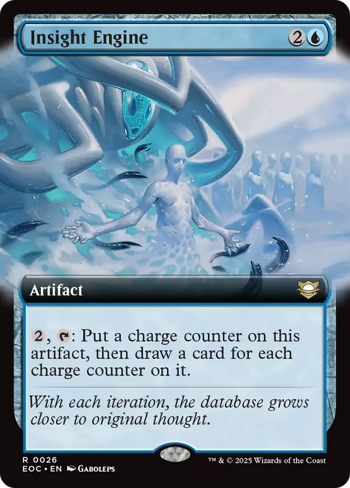 Insight Engine (Extended Art) [Edge of Eternities Commander] Magic: The Gathering
