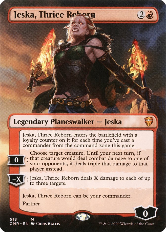 Jeska, Thrice Reborn (Borderless) [Commander Legends] Magic: The Gathering