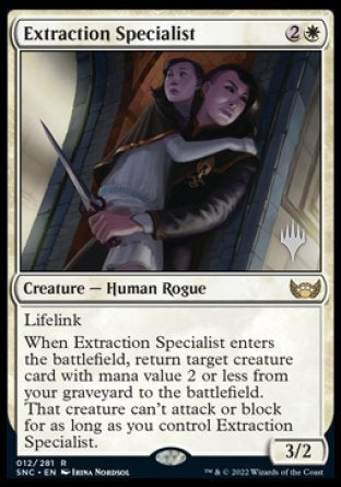 Extraction Specialist (Promo Pack) [Streets of New Capenna Promos] Magic: The Gathering