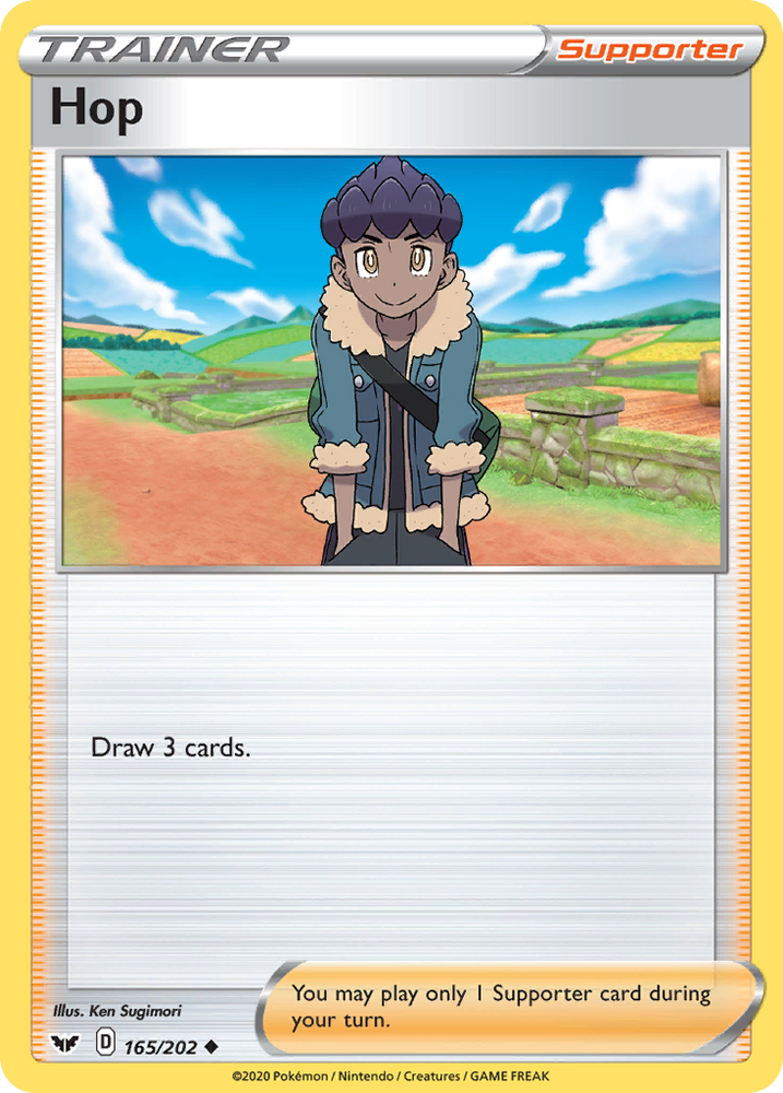 Hop (165/202) [Sword & Shield: Base Set] Pokémon