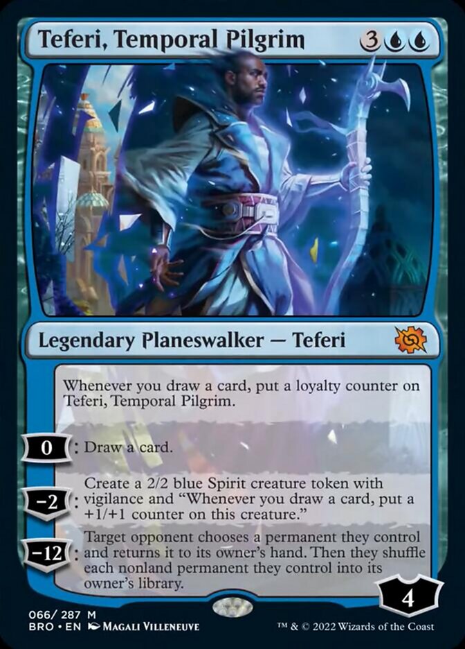 Teferi, Temporal Pilgrim [The Brothers' War] Magic: The Gathering
