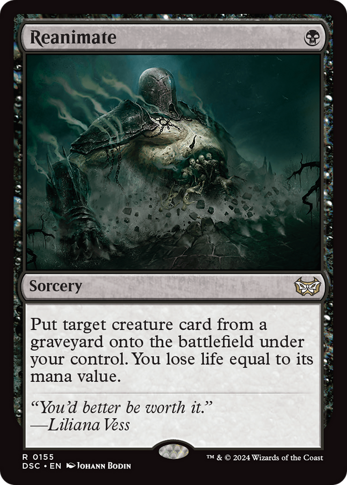 Reanimate [Duskmourn: House of Horror Commander] Magic: The Gathering