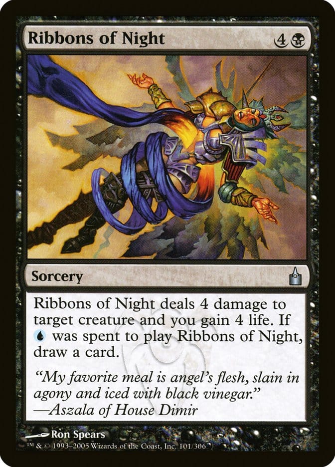 Ribbons of Night [Ravnica: City of Guilds] Magic: The Gathering