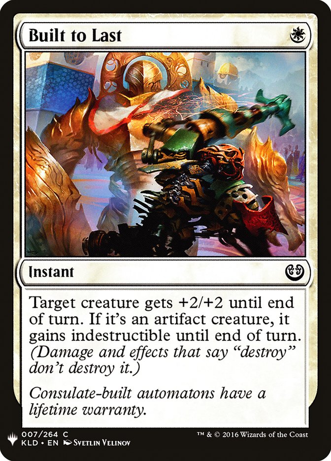 Built to Last [Mystery Booster] Magic: The Gathering