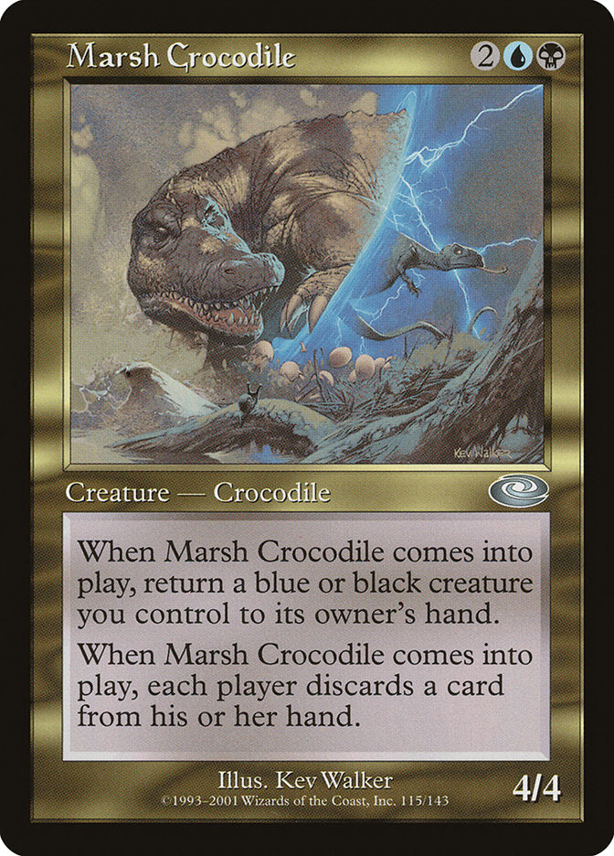 Marsh Crocodile [Planeshift] Magic: The Gathering