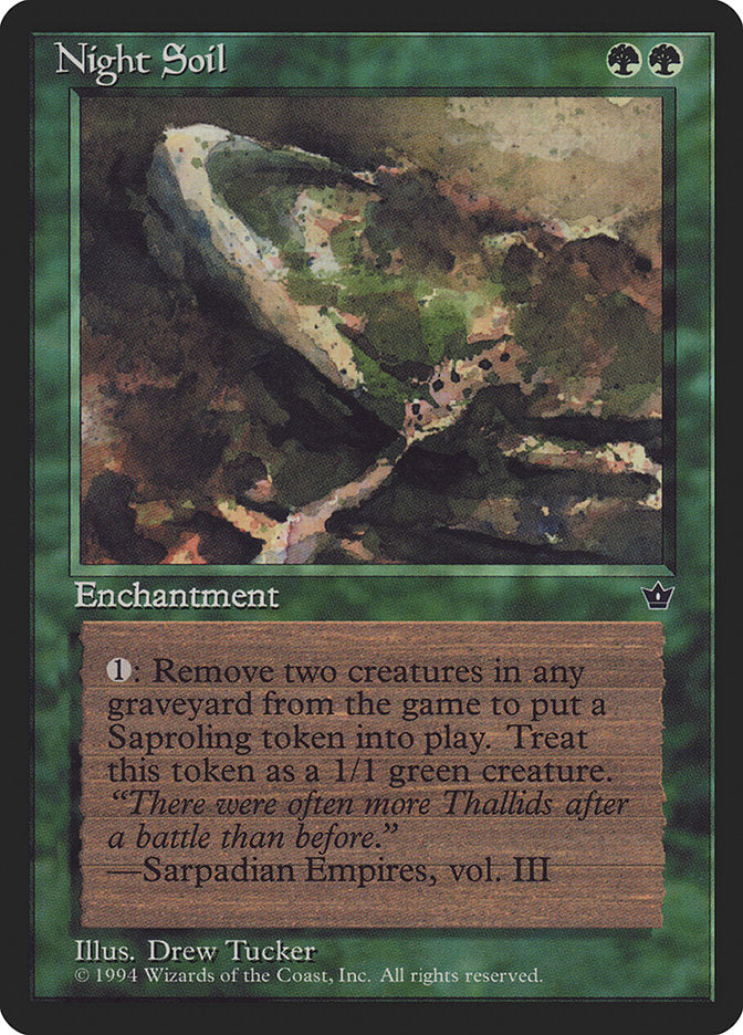 Night Soil (Drew Tucker) [Fallen Empires] Magic: The Gathering