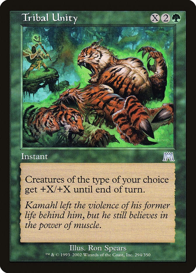 Tribal Unity [Onslaught] Magic: The Gathering