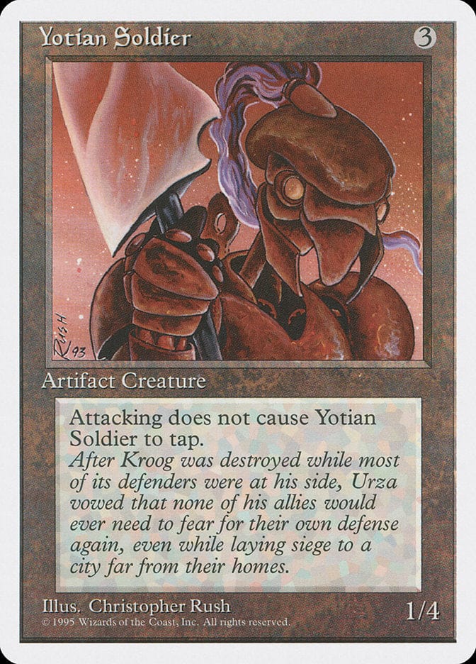 Yotian Soldier [Fourth Edition] Magic: The Gathering
