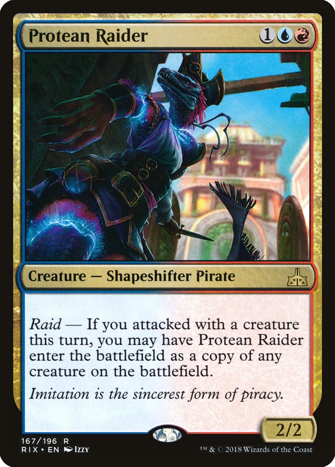 Protean Raider [Rivals of Ixalan] Magic: The Gathering