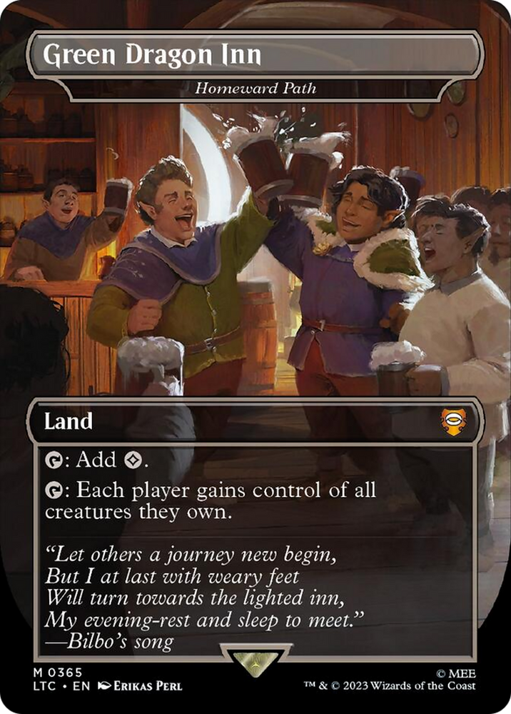 Green Dragon Inn - Homeward Path [The Lord of the Rings: Tales of Middle-Earth Commander] Magic: The Gathering