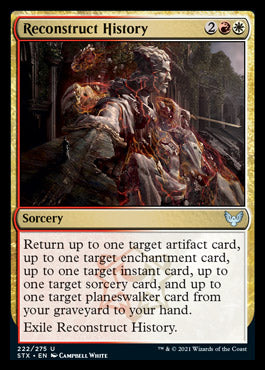Reconstruct History [Strixhaven: School of Mages] Magic: The Gathering