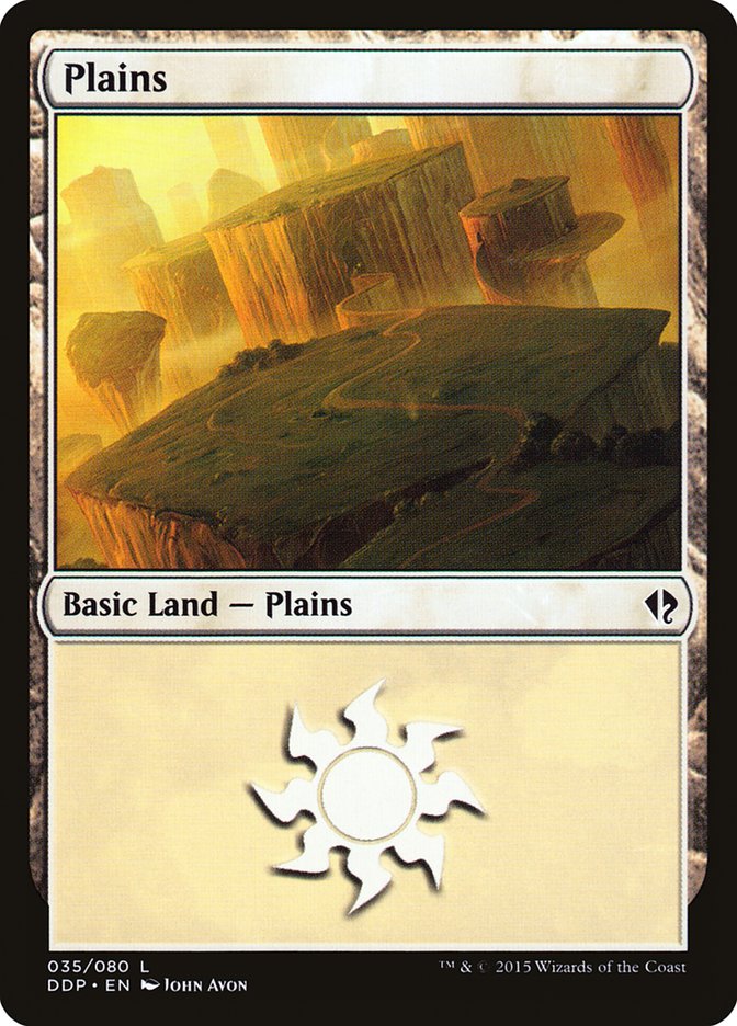 Plains (35) [Duel Decks: Zendikar vs. Eldrazi] Magic: The Gathering