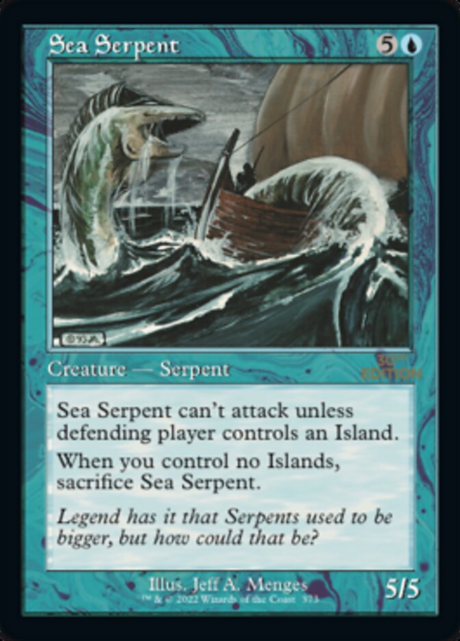 Sea Serpent (Retro) [30th Anniversary Edition] Magic: The Gathering