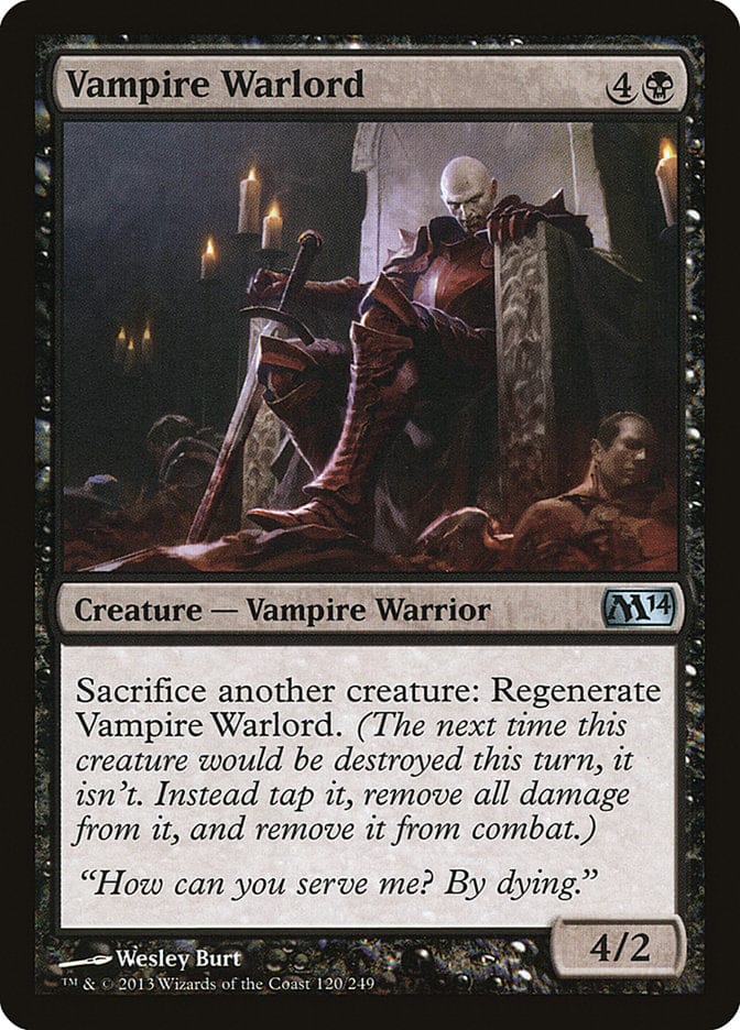 Vampire Warlord [Magic 2014] Magic: The Gathering