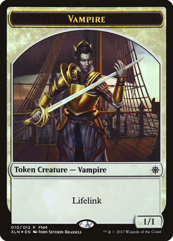 Vampire // Treasure Double-Sided Token [Friday Night Magic 2017] Magic: The Gathering