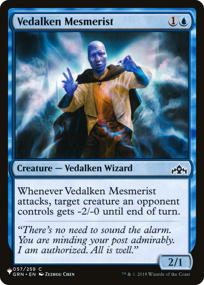 Vedalken Mesmerist [The List] Magic: The Gathering