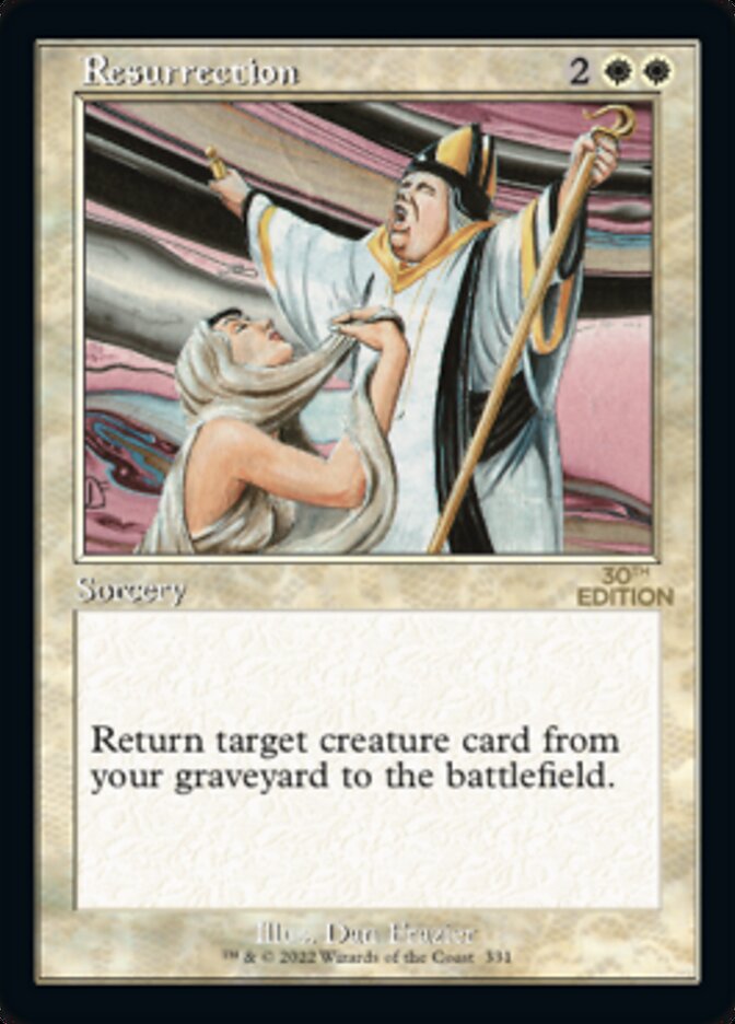 Resurrection (Retro) [30th Anniversary Edition] Magic: The Gathering