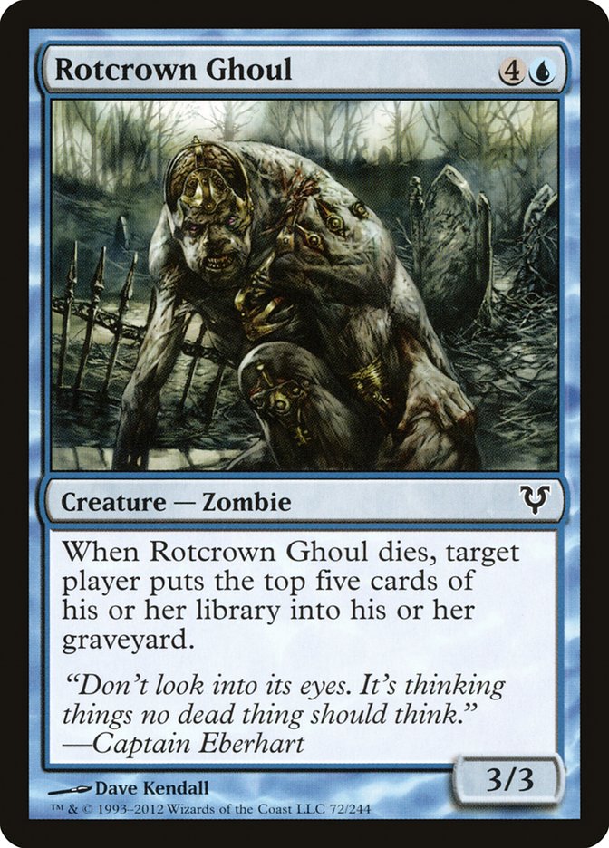 Rotcrown Ghoul [Avacyn Restored] Magic: The Gathering