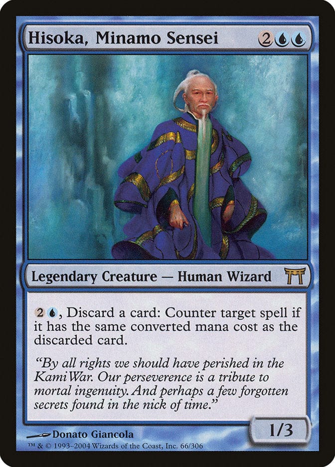 Hisoka, Minamo Sensei [Champions of Kamigawa] Magic: The Gathering