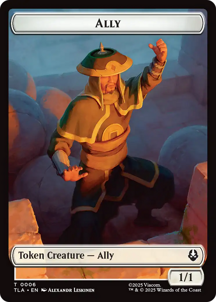 Ally (0006) // Bear Double-Sided Tokens [Avatar: The Last Airbender Tokens] Magic: The Gathering