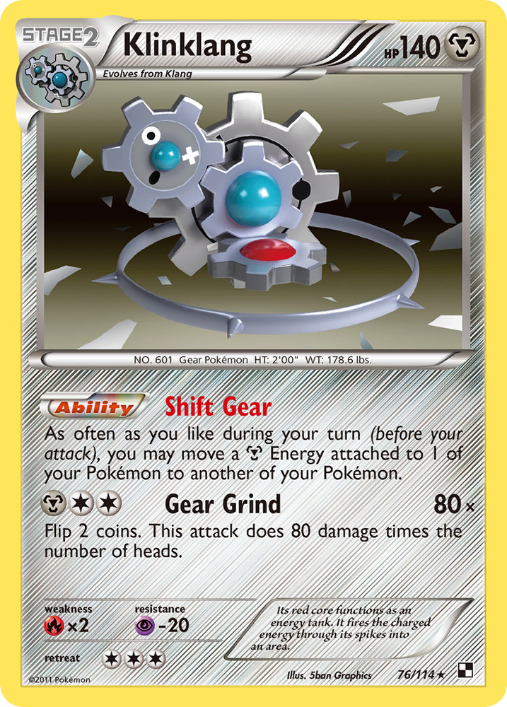 Klinklang (76/114) [Black & White: Base Set] Pokémon