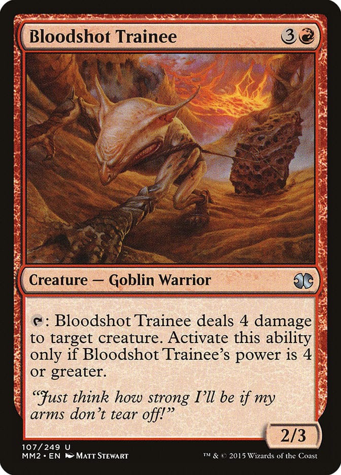 Bloodshot Trainee [Modern Masters 2015] Magic: The Gathering