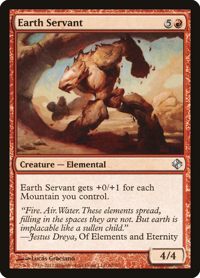 Earth Servant [Duel Decks: Venser vs. Koth] Magic: The Gathering