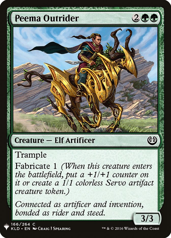 Peema Outrider [Mystery Booster] Magic: The Gathering