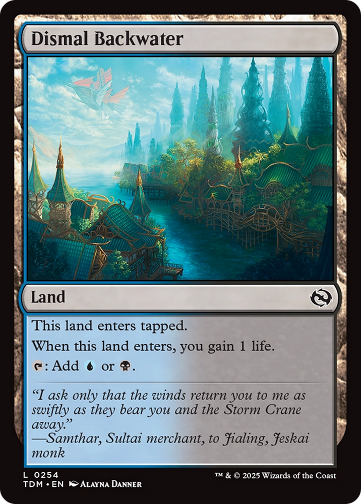 Dismal Backwater [Tarkir: Dragonstorm] Magic: The Gathering