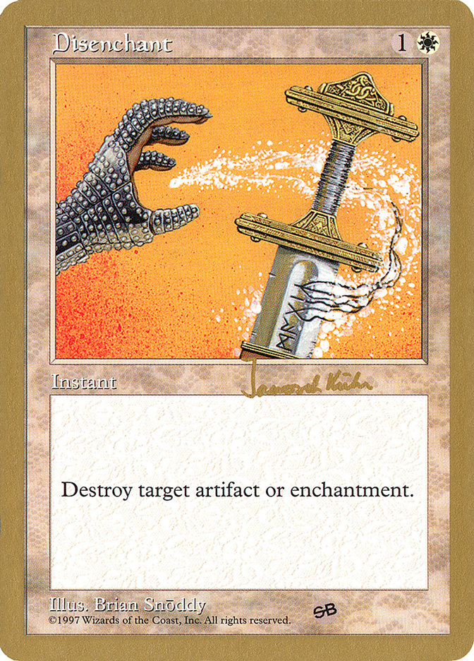 Disenchant (Janosch Kuhn) (SB) [World Championship Decks 1997] Magic: The Gathering