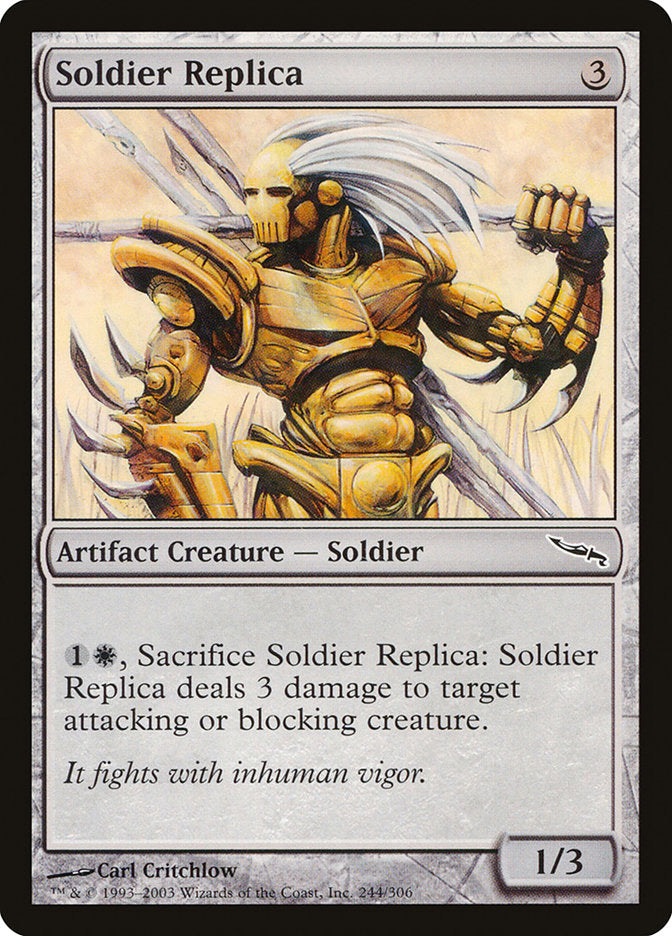 Soldier Replica [Mirrodin] Magic: The Gathering
