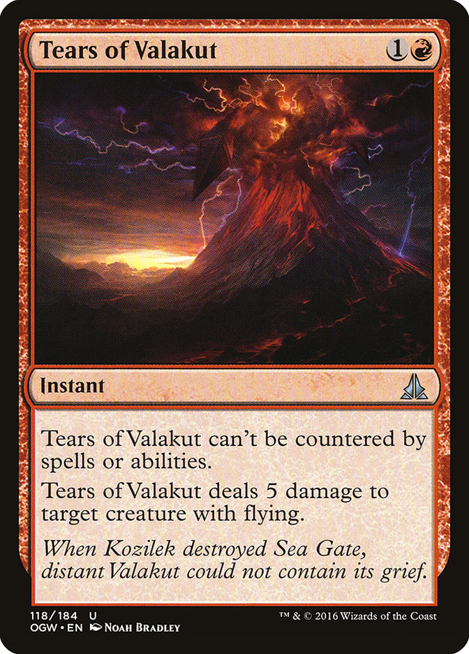 Tears of Valakut [Oath of the Gatewatch] Magic: The Gathering