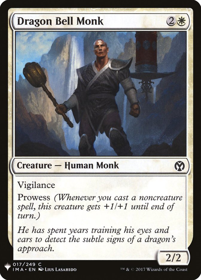 Dragon Bell Monk [Mystery Booster] Magic: The Gathering