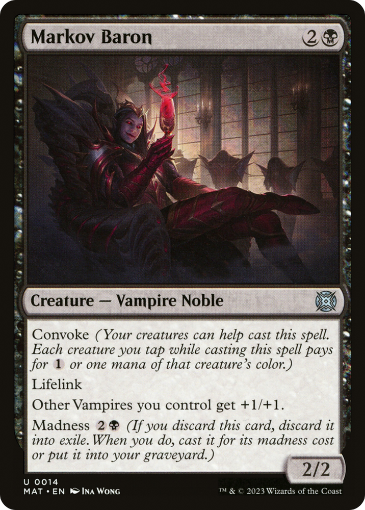 Markov Baron [March of the Machine: The Aftermath] Magic: The Gathering