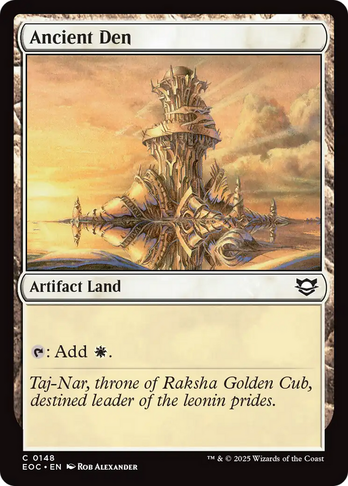 Ancient Den [Edge of Eternities Commander] Magic: The Gathering