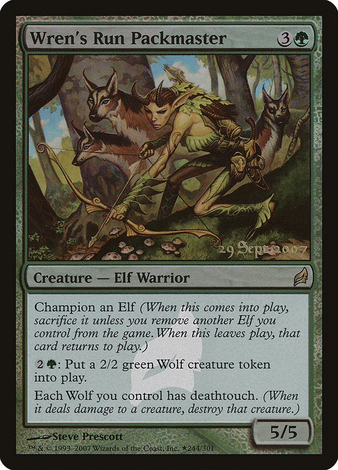 Wren's Run Packmaster [Lorwyn Promos] Magic: The Gathering