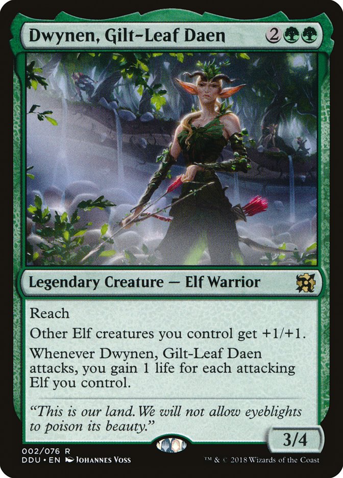 Dwynen, Gilt-Leaf Daen [Duel Decks: Elves vs. Inventors] Magic: The Gathering