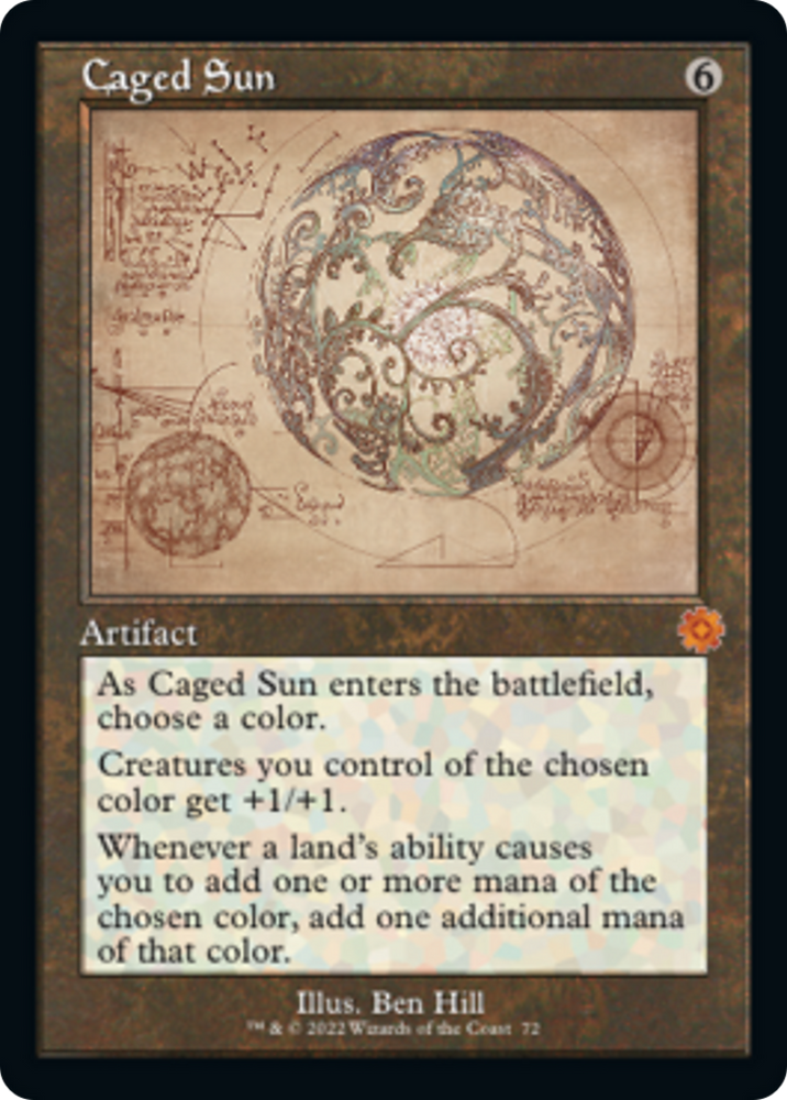 Caged Sun (Retro Schematic) [The Brothers' War Retro Artifacts] Magic: The Gathering