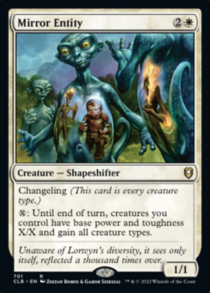 Mirror Entity [Commander Legends: Battle for Baldur's Gate] Magic: The Gathering
