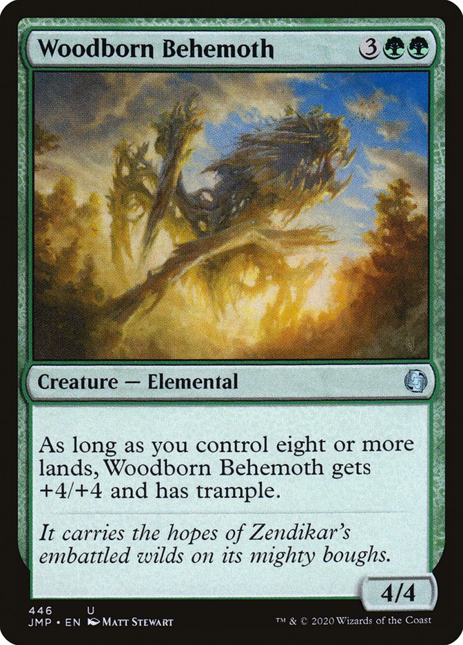 Woodborn Behemoth [Jumpstart] Magic: The Gathering