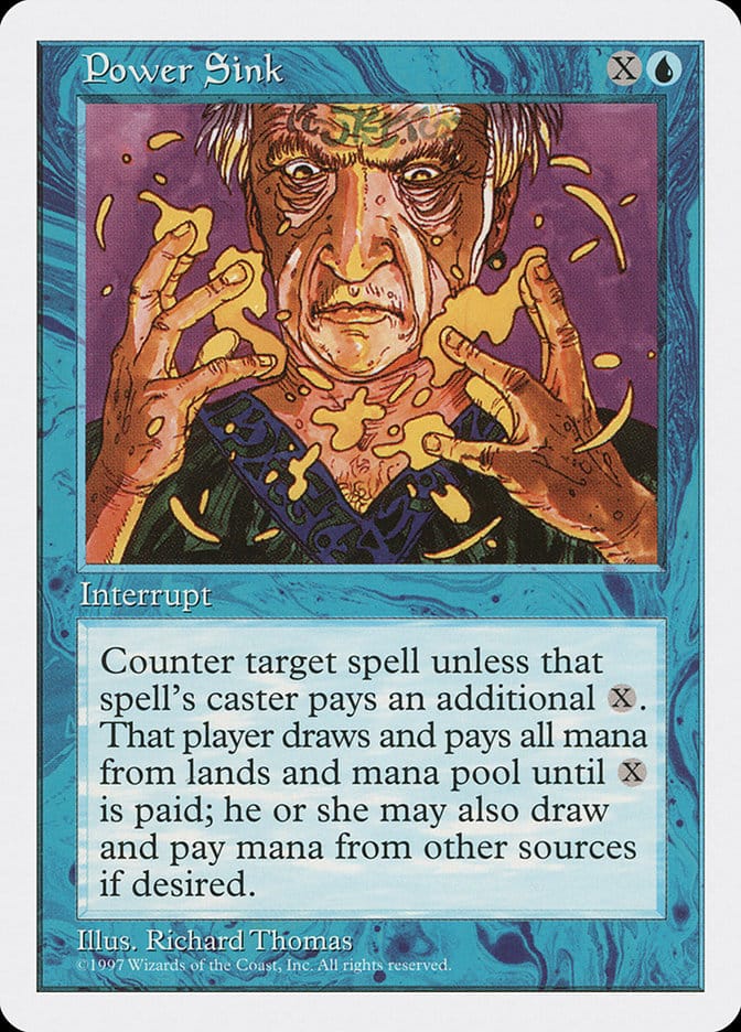 Power Sink [Fifth Edition] Magic: The Gathering