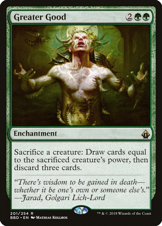 Greater Good [Battlebond] Magic: The Gathering