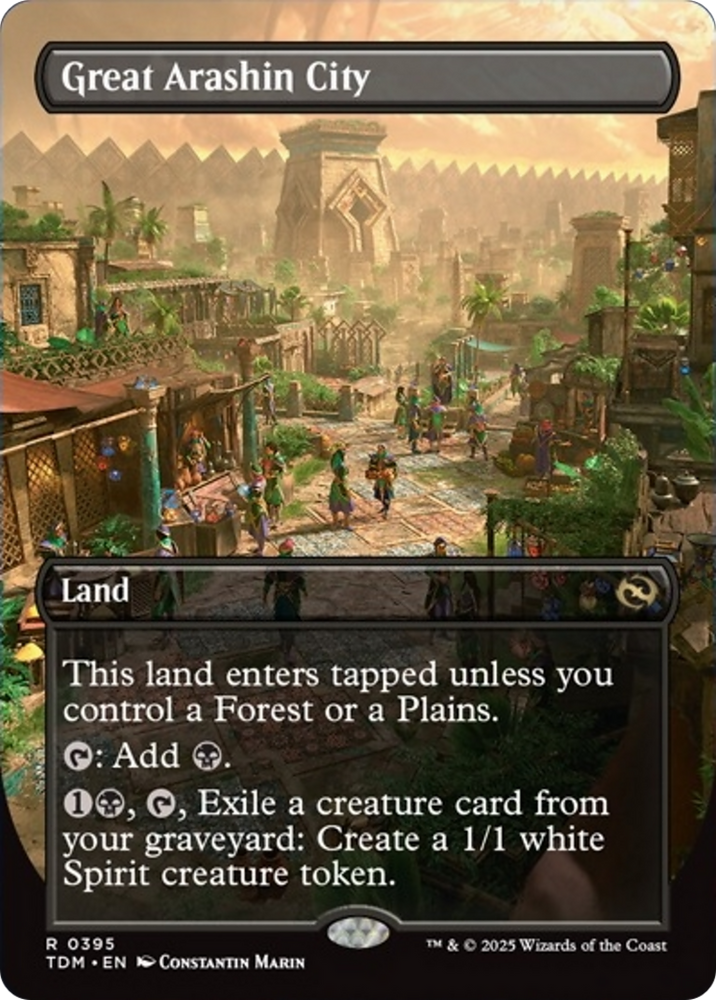 Great Arashin City (Borderless) [Tarkir: Dragonstorm] Magic: The Gathering