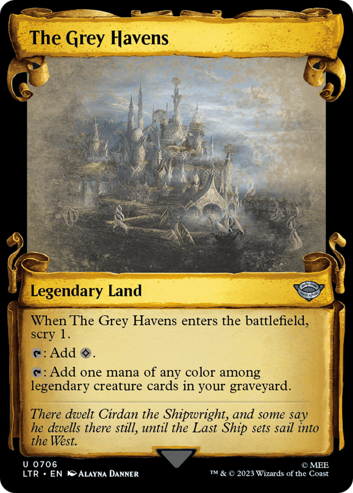 The Grey Havens [The Lord of the Rings: Tales of Middle-Earth Showcase Scrolls] Magic: The Gathering