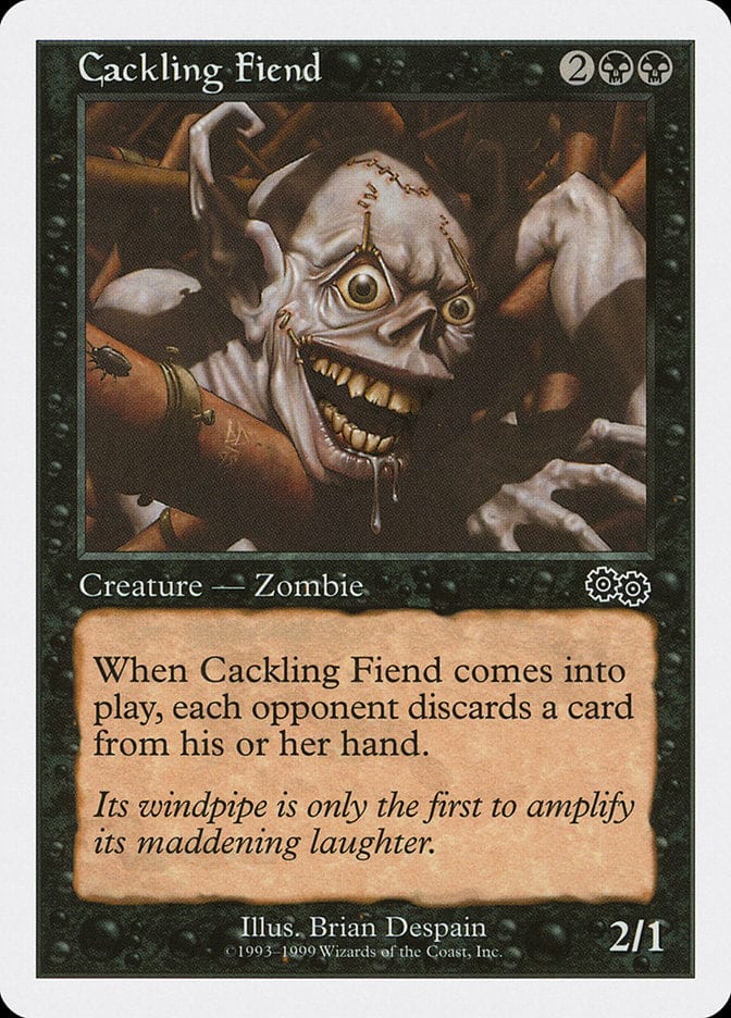 Cackling Fiend [Battle Royale] Magic: The Gathering