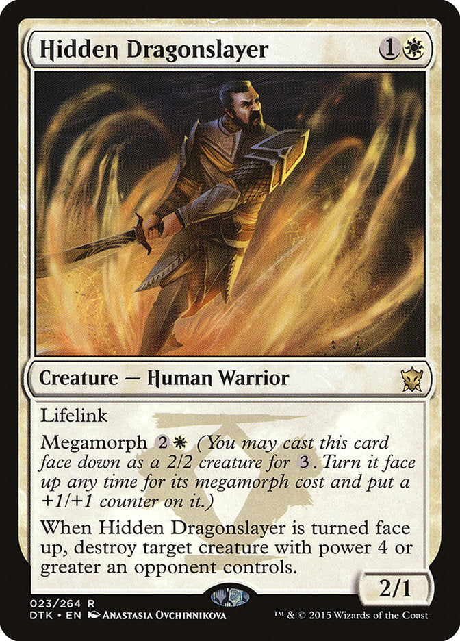Hidden Dragonslayer [Dragons of Tarkir] Magic: The Gathering