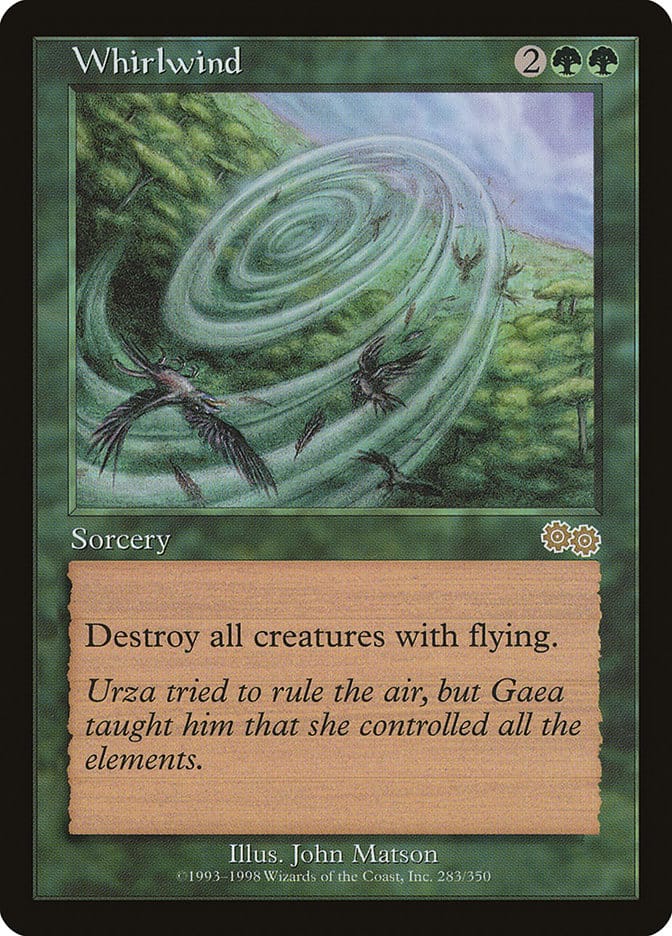 Whirlwind [Urza's Saga] Magic: The Gathering