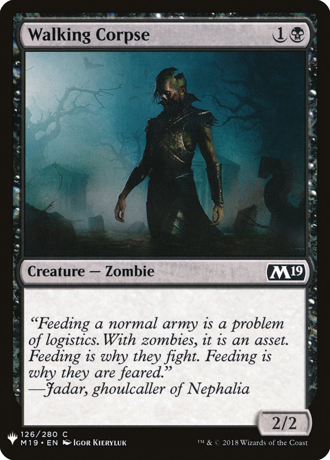 Walking Corpse [Mystery Booster] Magic: The Gathering