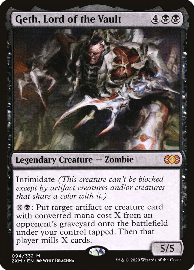 Geth, Lord of the Vault [Double Masters] Magic: The Gathering