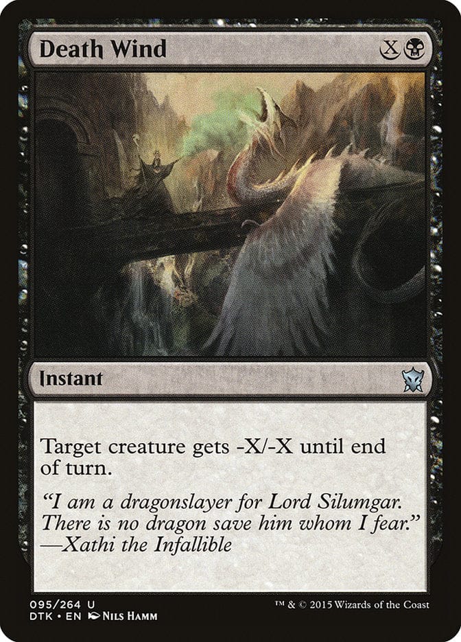 Death Wind [Dragons of Tarkir] Magic: The Gathering